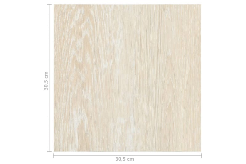 Självhäftande golvplankor 55 st PVC 5,11 m² beige - Beige - Utemöbler & utemiljö - Trädgårdsdekoration & utemiljö - Trall