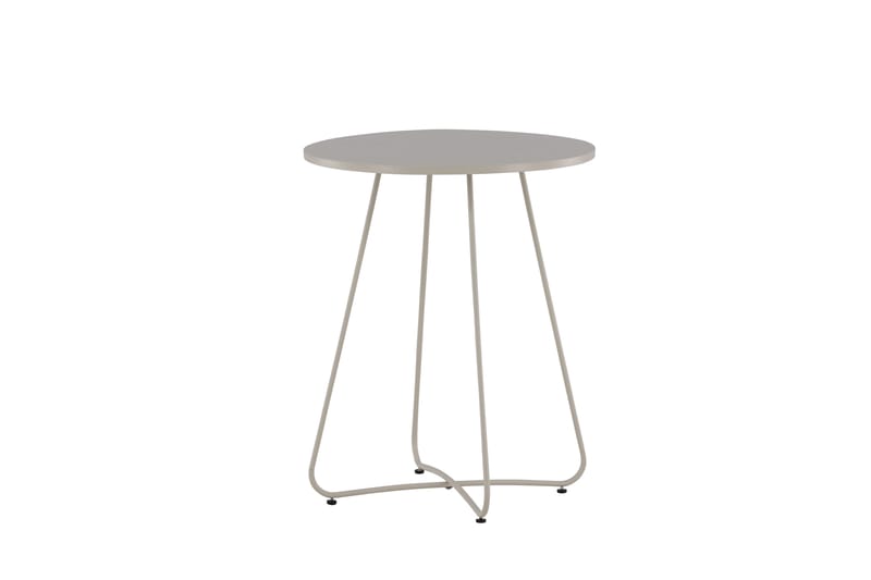 Bacong Cafébord 60 cm Rund Beige - Venture Home - Utemöbler & utemiljö - Utebord & trädgårdsbord - Cafébord