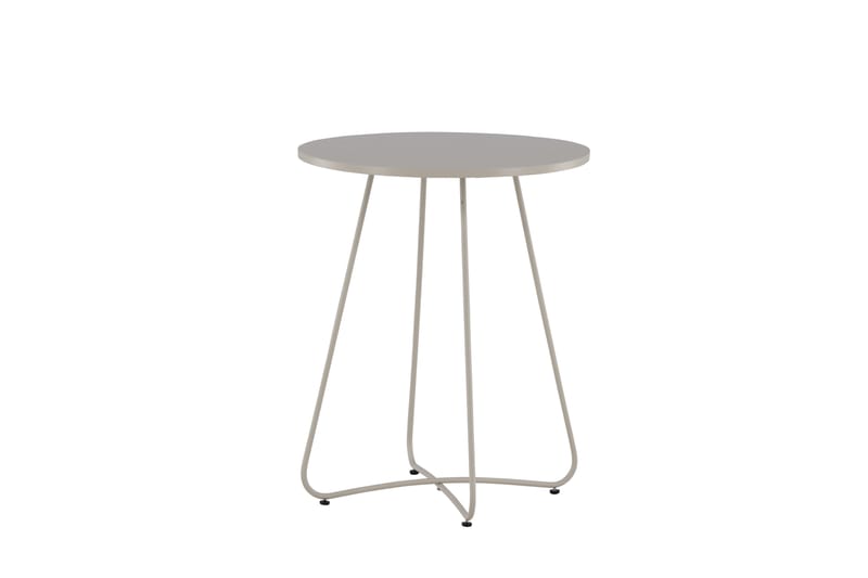 Bacong Cafébord 60 cm Rund Beige - Venture Home - Utemöbler & utemiljö - Utebord & trädgårdsbord - Cafébord