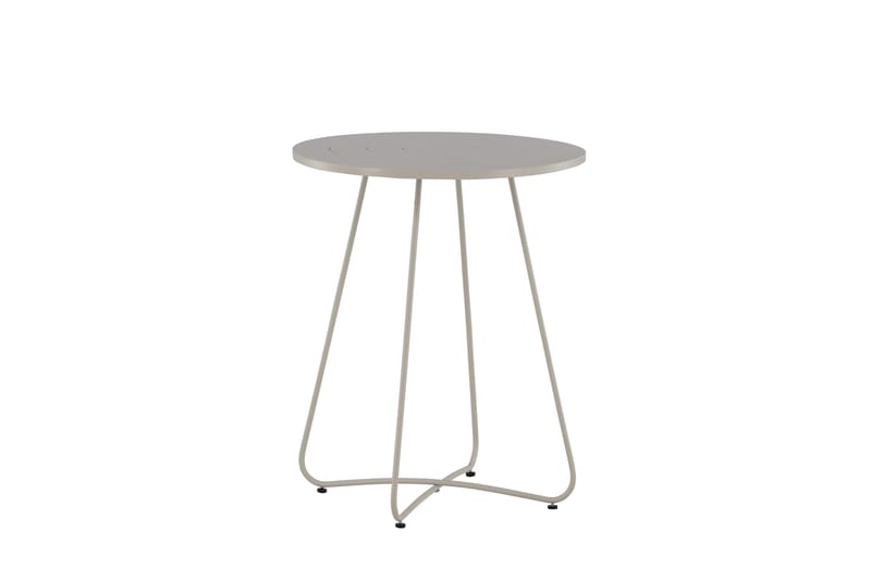 Bacong Cafébord 60 cm Rund Beige - Venture Home - Utemöbler & utemiljö - Utebord & trädgårdsbord - Cafébord