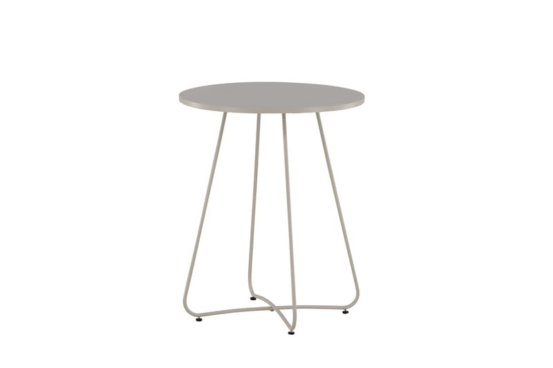 Bacong Cafébord 60 cm Rund Beige - Venture Home - Utemöbler & utemiljö - Utebord & trädgårdsbord - Cafébord