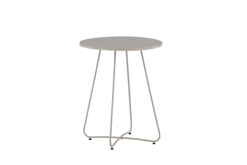 Bacong Cafébord 60 cm Rund Beige - Venture Home - Utemöbler & utemiljö - Utebord & trädgårdsbord - Cafébord