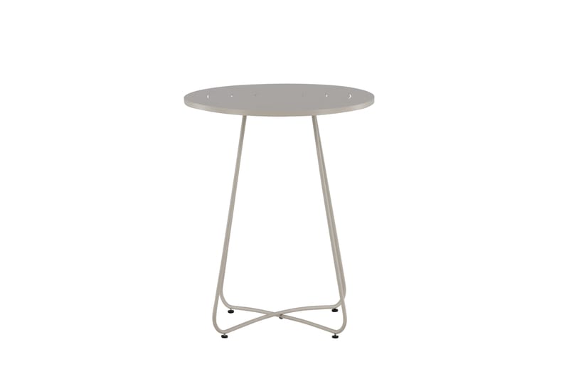 Bacong Cafébord 60 cm Rund Beige - Venture Home - Utemöbler & utemiljö - Utebord & trädgårdsbord - Cafébord