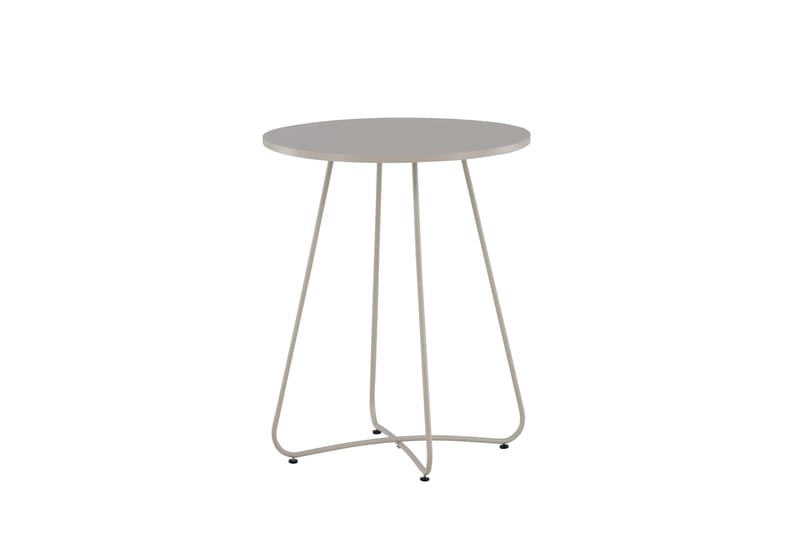 Bacong Cafébord 60 cm Rund Beige - Venture Home - Utemöbler & utemiljö - Utebord & trädgårdsbord - Cafébord