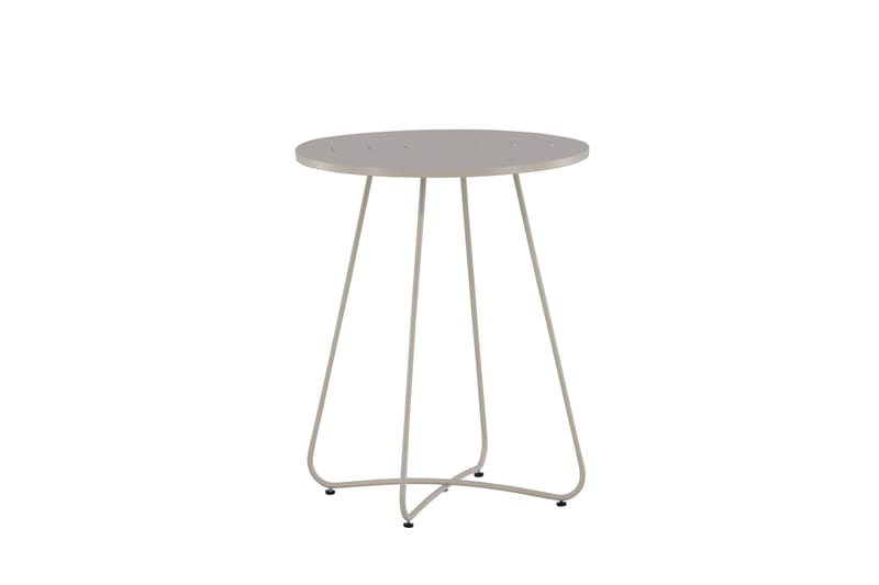 Bacong Cafébord 60 cm Rund Beige - Venture Home - Utemöbler & utemiljö - Utebord & trädgårdsbord - Cafébord