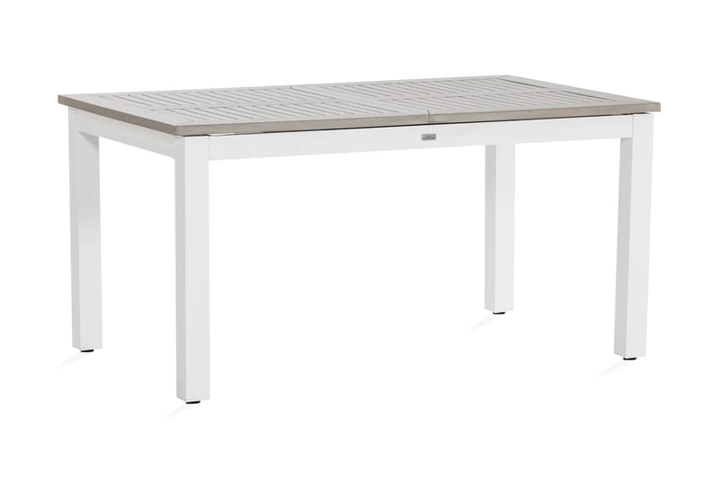 Matbord Monaco Förlängningsbart 152-210x90 cm - Vit/grå - Utemöbler & utemiljö - Utebord & trädgårdsbord - Matbord utomhus