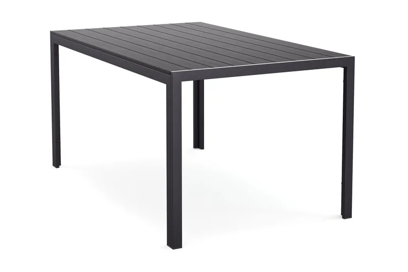 Siri Matbord Utomhus 90x150 cm, Svart