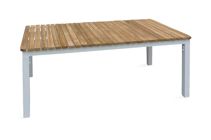 Brasilia Soffbord 110x60 - Teak/Vit - Utemöbler & utemiljö - Utebord & trädgårdsbord - Loungebord & soffbord utomhus