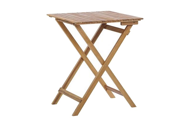 Caféset Maratta 58 cm + 2 Stolar - Natur/Akacia - Utemöbler & utemiljö - Utegrupp - Cafegrupp & cafeset