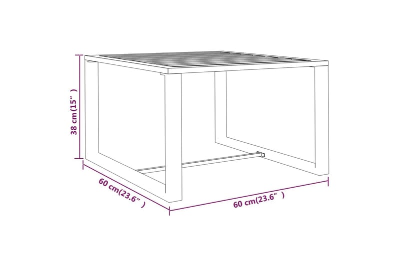 Loungegrupp för trädgården 5delar med dynor aluminium antrac - Antracit - Utemöbler & utemiljö - Loungemöbler - Loungeset & loungegrupp