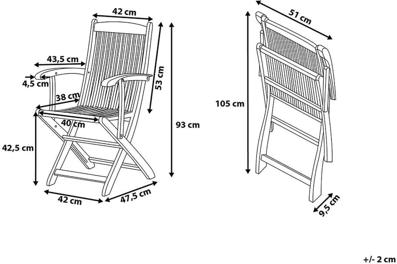 Trädgårdsmöbelset Med Bord + 8 Stolar+Parasoll Maui - Trä|Natur - Utemöbler & utemiljö - Utegrupp - Matgrupp utomhus