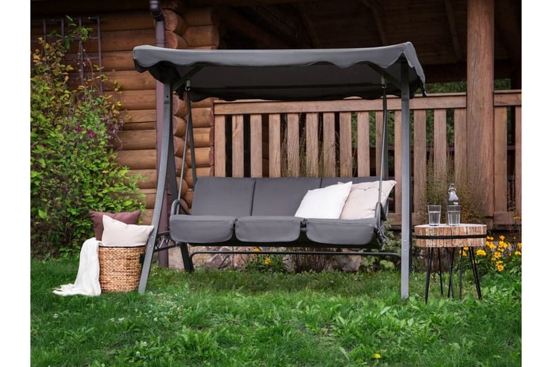 Hängsoffa Garbo 185 cm - Grå - Utemöbler & utemiljö - Utesoffa - Hammock