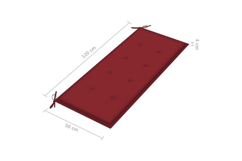 Trädgårdsbänk 3-sits med dyna 150 cm eukalyptusträ grå - Grå - Utemöbler & utemiljö - Utesoffa - Trädgårdsbänk & utebänk