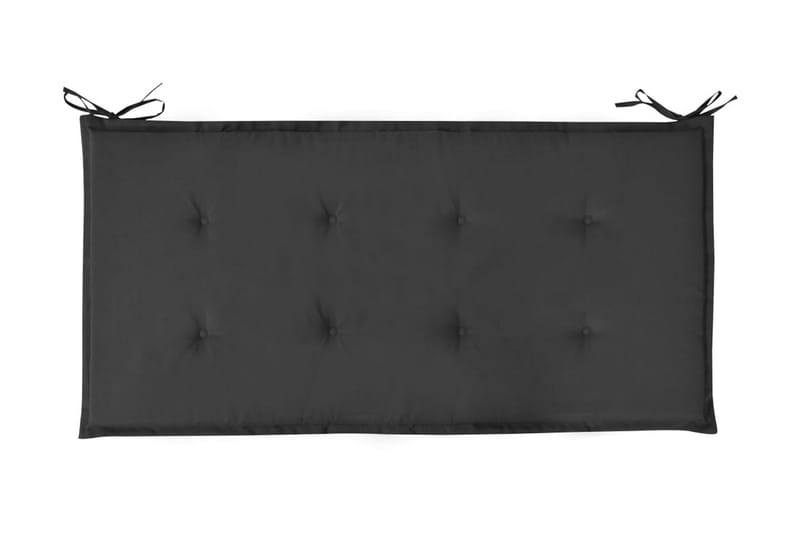 Dyna för trädgårdsbänk svart 120x50x3 cm - Svart - Utemöbler & utemiljö - Utesoffa - Trädgårdsbänk & utebänk