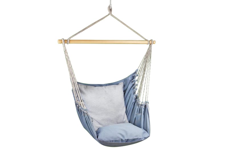 HammockUtestol Denim 130x127cm Tyg: 100% Bomull - Blå - Utemöbler & utemiljö - Utestol & trädgårdsstol - Hängfåtölj & hängstol utomhus