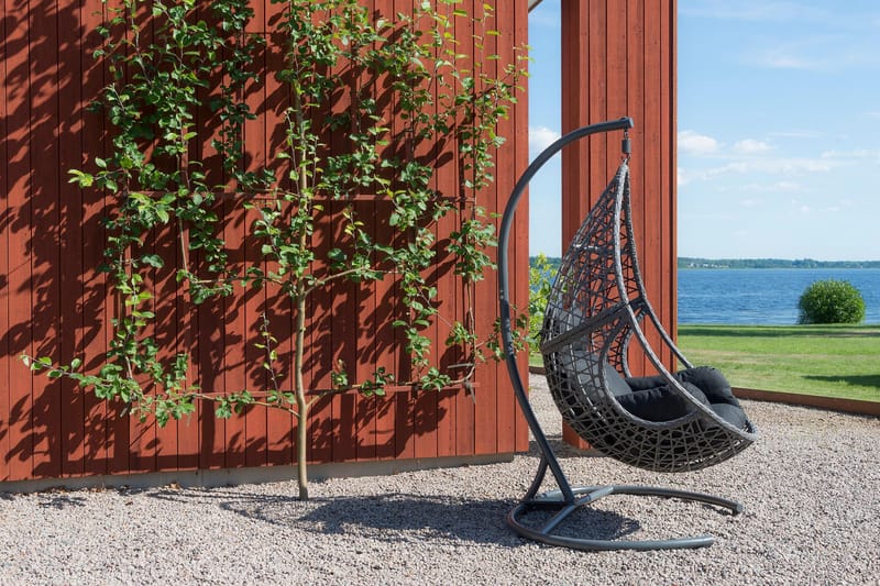 Hillerstorp Hängstol Utomhus Droppen 120x125 cm - Svartvit - Utemöbler & utemiljö - Utestol & trädgårdsstol - Hängfåtölj & hängstol utomhus