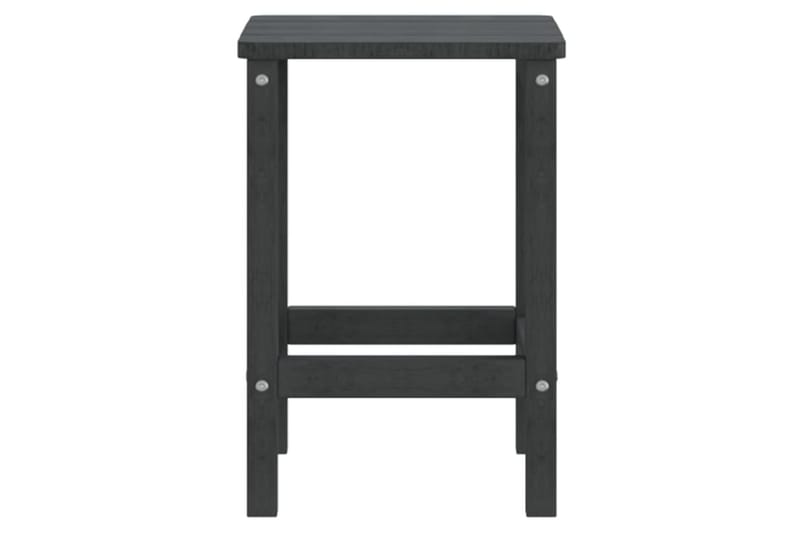 Adirondack bord antracit 38x38x46 cm HDPE - Antracit - Utemöbler & utemiljö - Utestol & trädgårdsstol - Solstol - Däckstol