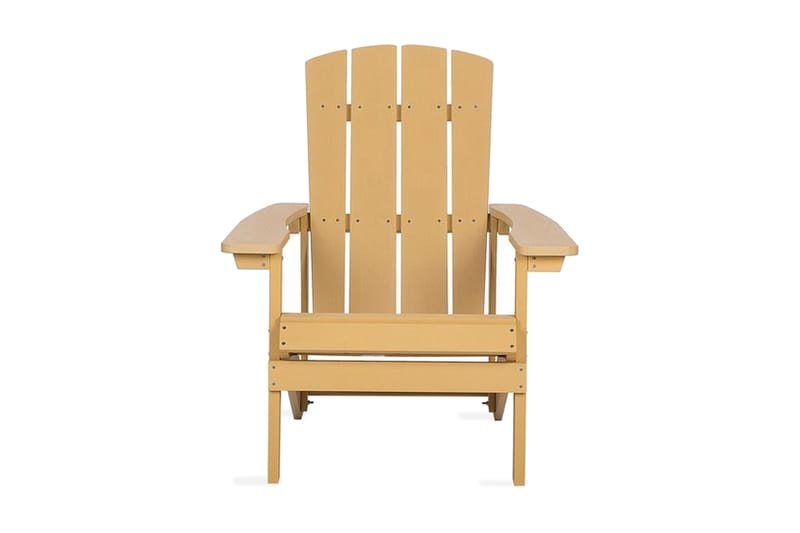 Däckstol Adirondack 88|75|88 cm - Gul - Utemöbler & utemiljö - Utestol & trädgårdsstol - Solstol - Däckstol