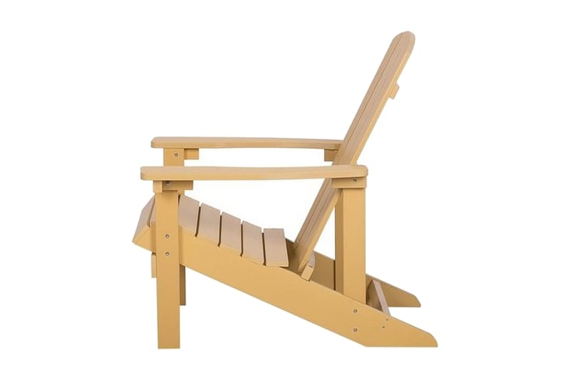 Däckstol Adirondack 88|75|88 cm - Gul - Utemöbler & utemiljö - Utestol & trädgårdsstol - Solstol - Däckstol