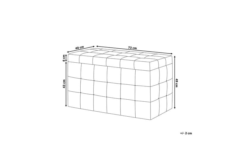 Dynbo| Michigan 42|72|40 cm - Blå - Utemöbler & utemiljö - Utomhusförvaring - Dynförvaring - Dynbox & dynlåda