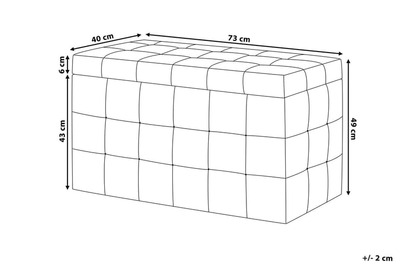 Dynbo| Michigan 42|72|40 cm - Svart - Utemöbler & utemiljö - Utomhusförvaring - Dynförvaring - Dynbox & dynlåda