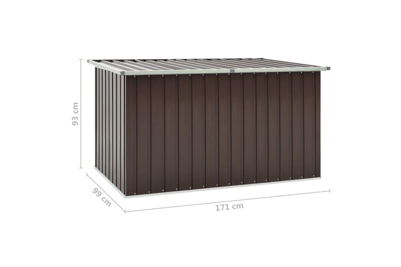 Dynbox brun 171x99x93 cm - Brun - Utemöbler & utemiljö - Utomhusförvaring - Dynförvaring - Dynbox & dynlåda