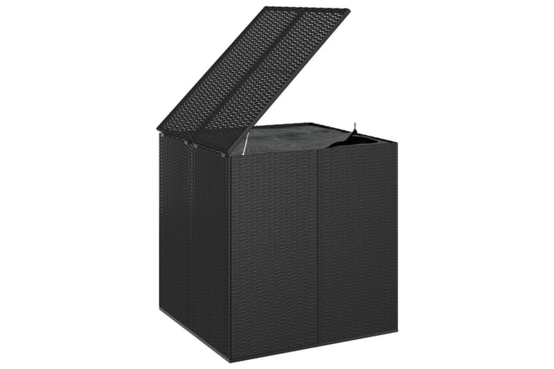 Dynbox PE-rotting 100x97,5x104 cm svart - Svart - Dynbox & dynlåda