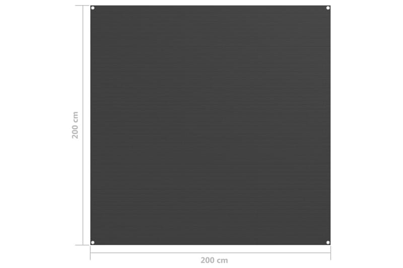 Tältmatta 200x200 cm antracit - Antracit - Utemöbler & utemiljö - Utomhusförvaring - Trädgårdstält & förvaringstält