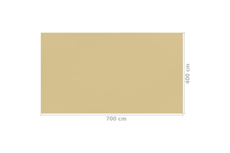 Tältmatta 400x700 cm beige - Beige - Utemöbler & utemiljö - Utomhusförvaring - Trädgårdstält & förvaringstält